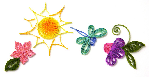 Quilling Samples - Crimper